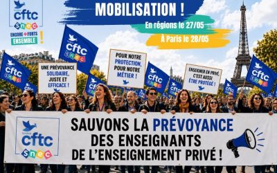 Les enseignants disent massivement et fermement non à la fin de leur prévoyance !