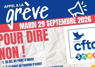 Grève du 29 septembre 2026 : mobilisez-vous !